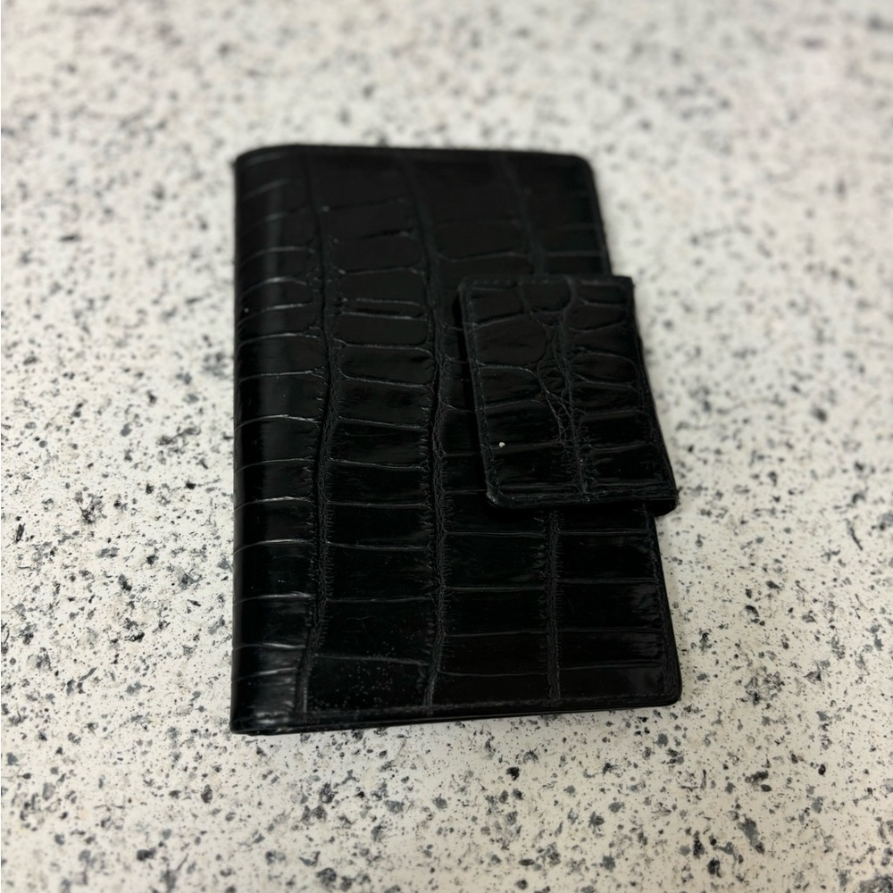 Mundi Faux Croc Wallet